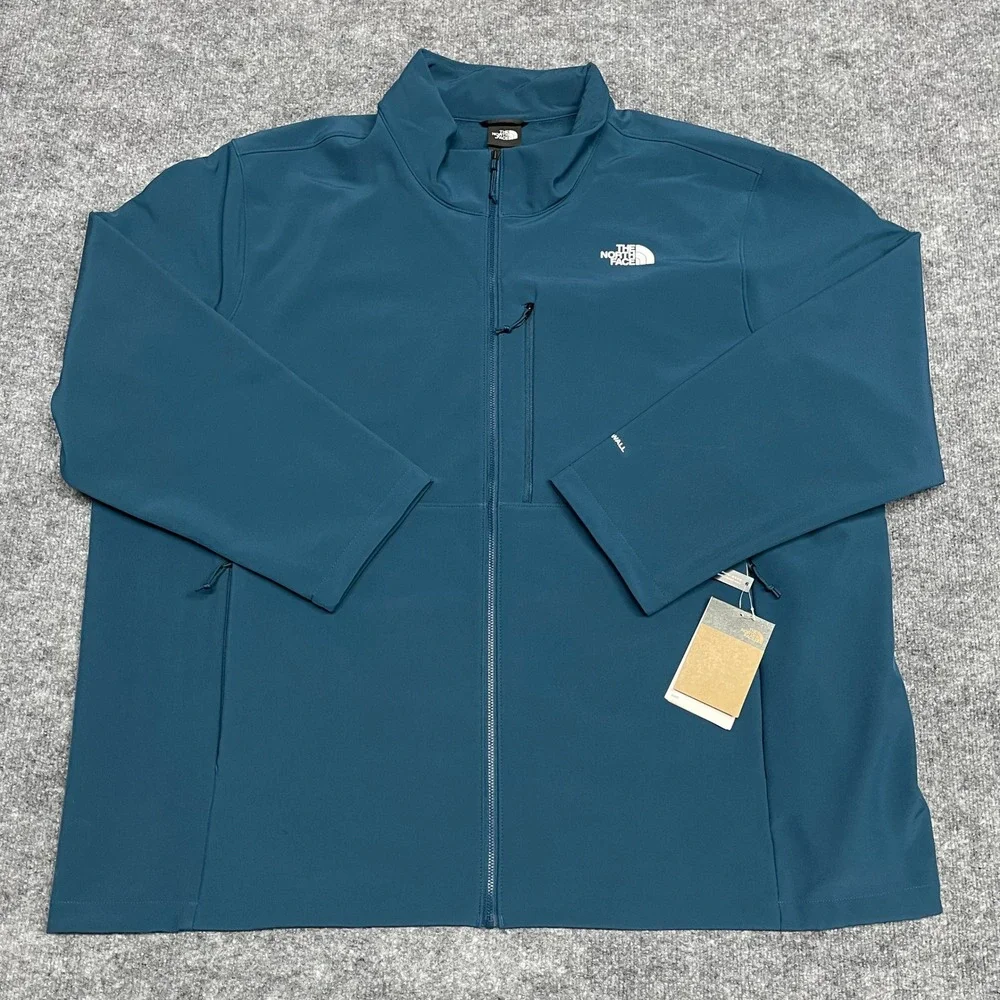 The North Face Jacket Mens 5X‎ Blue Midnight Petrol Windwall Big Apex Bionic 3